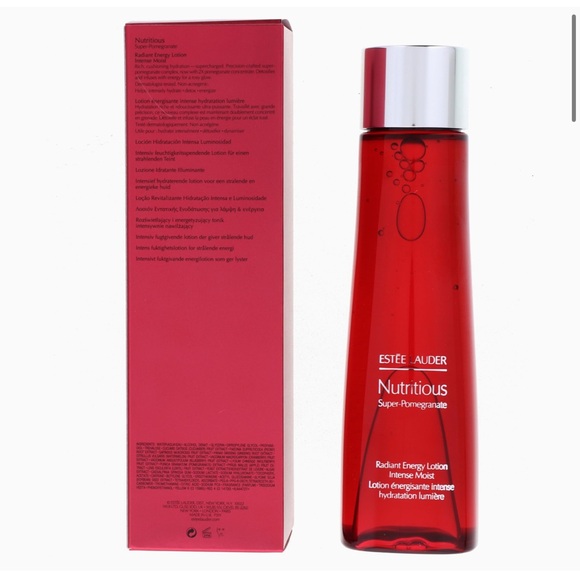 Nutritious by Estee Lauder Super Pomegranate Radiant Energy Lotion 200ml 6.7 fl - Picture 7 of 8